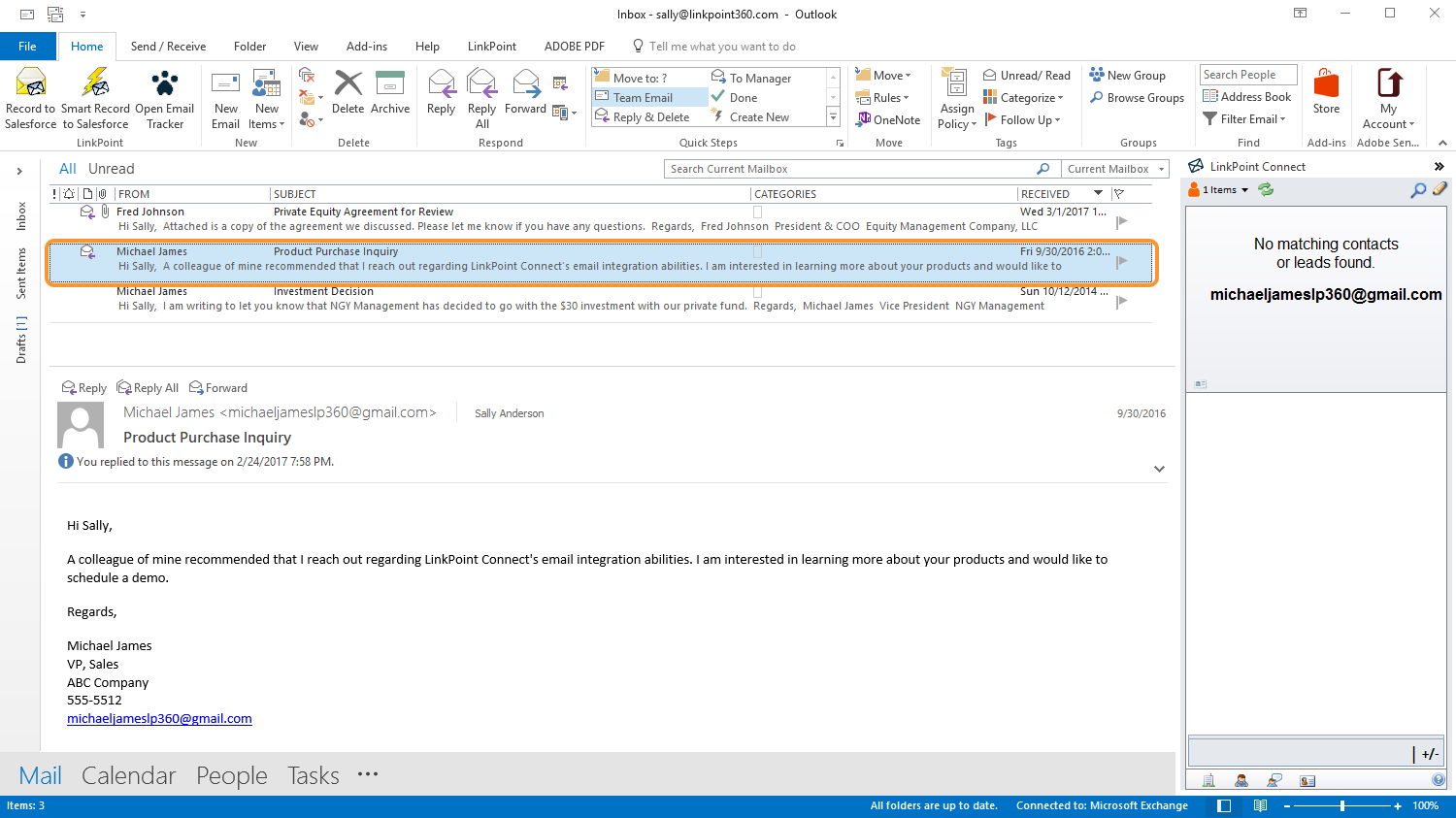 Creating Outlook Contacts from Email Signatures (Outlook + Salesforce), Knowledge Base