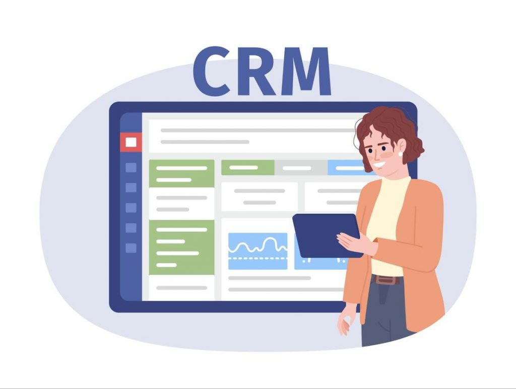 Cartoon of customers | Choosing a CRM