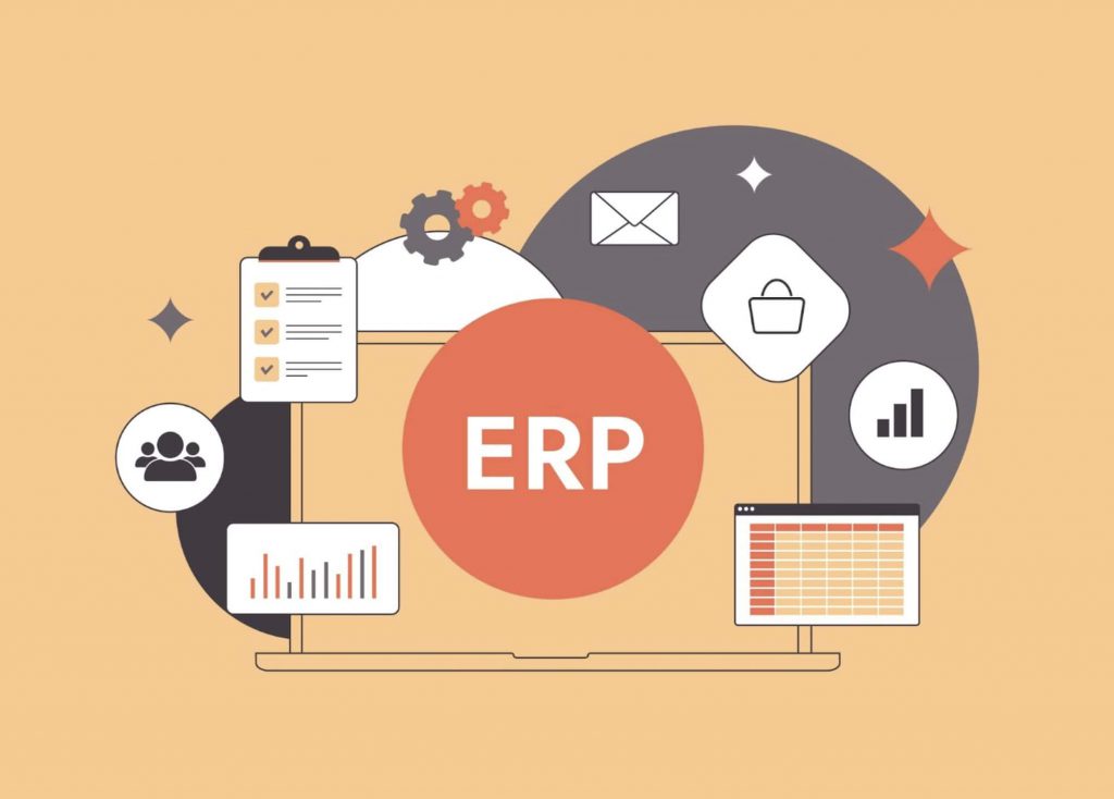 ERP graphic | CRM vs. ERP